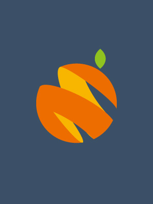 橙子馬克廳媒體平臺LOGO與VI設計