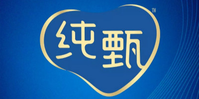 純甄酸奶更換新LOGO設(shè)計