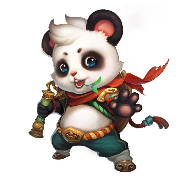 大熊貓卡通形象設(shè)計_高瑞品牌